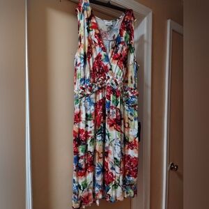 Avenue Floral Sleeveless Dress